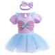 thumbnail image 2 of Ropa De bebé recién nacido, pelele para niña, tutú De dibujos animados, vestido De princesa Elsa bella De Frozen, vestidos De primer cumpleaños, 2 of 4