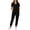 Black, variant on Scrubs for Women Set Stretch Short Sleeves V-Neck Jogger Pant Multiple Pockets Workwear Slim Fit Nurses Clinics Long Shifts Daily Medical Uniforms
