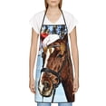 thumbnail image 3 of Sikiie Christmas Horse Aprons for Kitchen Cooking Aprons, Chef Apron for Men Women Chef, 3 of 7