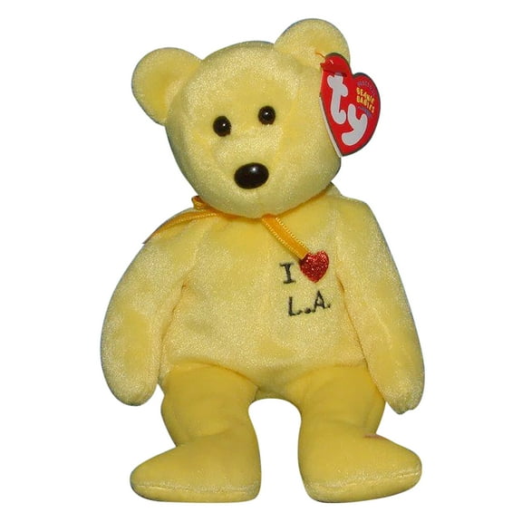 Ty Beanie Baby: I Love LA the Bear | Stuffed Animal | MWMT's