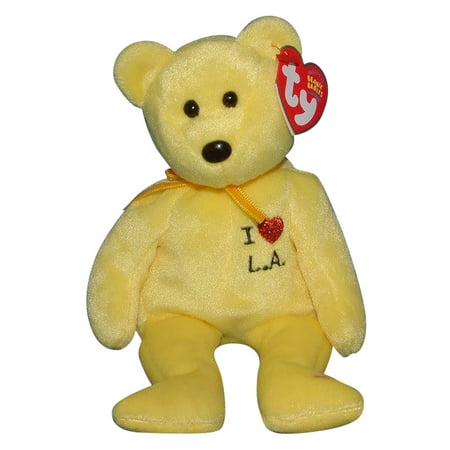 Ty Beanie Baby: I Love LA the Bear | Stuffed Animal | MWMT s