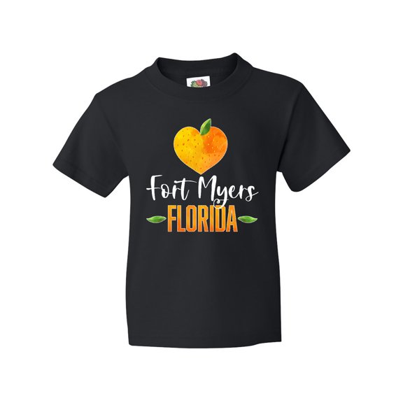 Inktastic Fort Myers Florida Orange in Heart Youth T-Shirt
