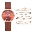 thumbnail image 1 of Relojes de pulsera para mujer, estilo moderno, reloj de pulsera de cuarzo analógico de cuero de lujo para mujer, reloj de cuarzo para mujer, 1 of 3