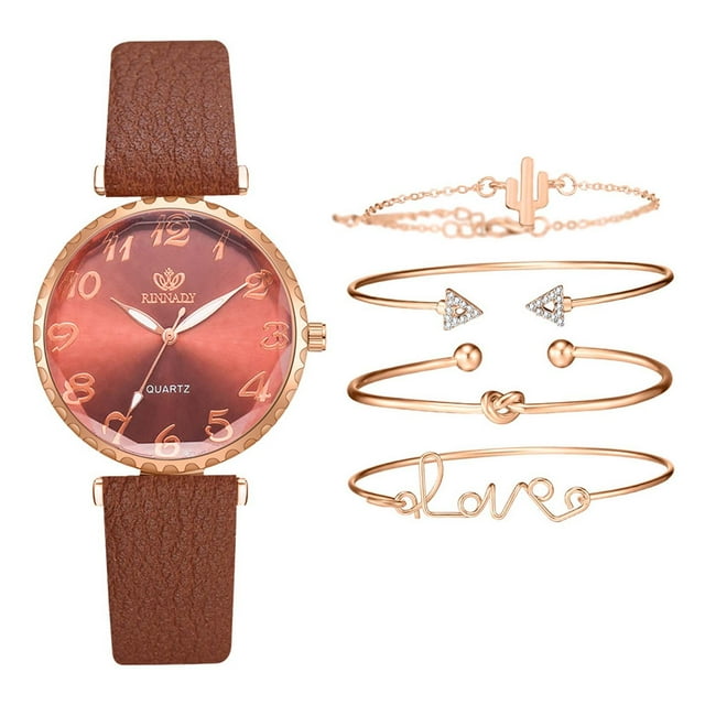 Relojes de pulsera para mujer, estilo moderno, reloj de pulsera de cuarzo analógico de cuero de lujo para mujer, reloj de cuarzo para mujer