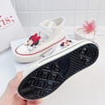 thumbnail image 4 of Kuromi zapatos para niños dibujos animados lindo 2025 zapatos de lona de alta calidad estudiante de padres e hijos princesa niños de mediana edad niñas de escuela primaria, 4 of 5