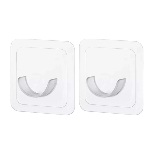 2 soportes adhesivos para barra de cortina de ducha, soportes para barra de ducha montados en la pared, taladro NUEVO