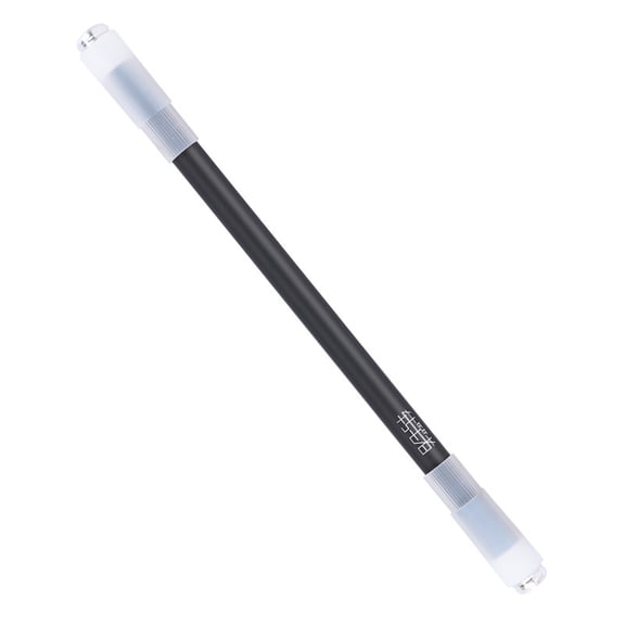 Farfi Spinning Pen Sturdy Construction Wear-resistant Plastic Rotating Ballpoint Pen Flying Fidget Spinner for School (Black)