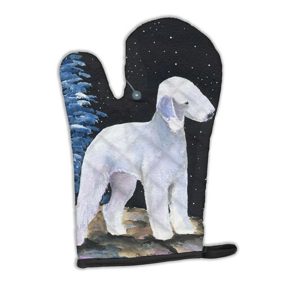 Starry Night Bedlington Terrier Oven Mitt
