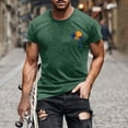 thumbnail image 1 of Mefallenssiah Hauts pour Hommes, Liquidation T-Shirt à Manches Courtes Imprimé Col Rond Mode Décontractée Manches Courtes, 1 of 1