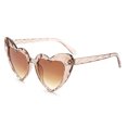 thumbnail image 1 of angular love SUNGLASSES sunscreen peach heart glasses UV400 glitter crystal SUNGLASSES SUNGLASSES, 1 of 7