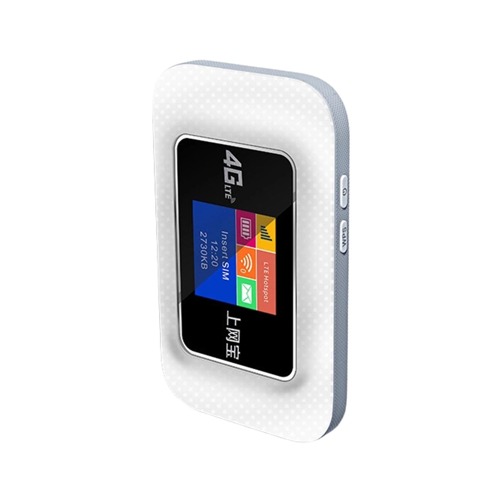 LeeQinersw Pocket 4G WiFi Router 4G WiFi with Sim Card Slot 150Mbps Portable for Car Travel