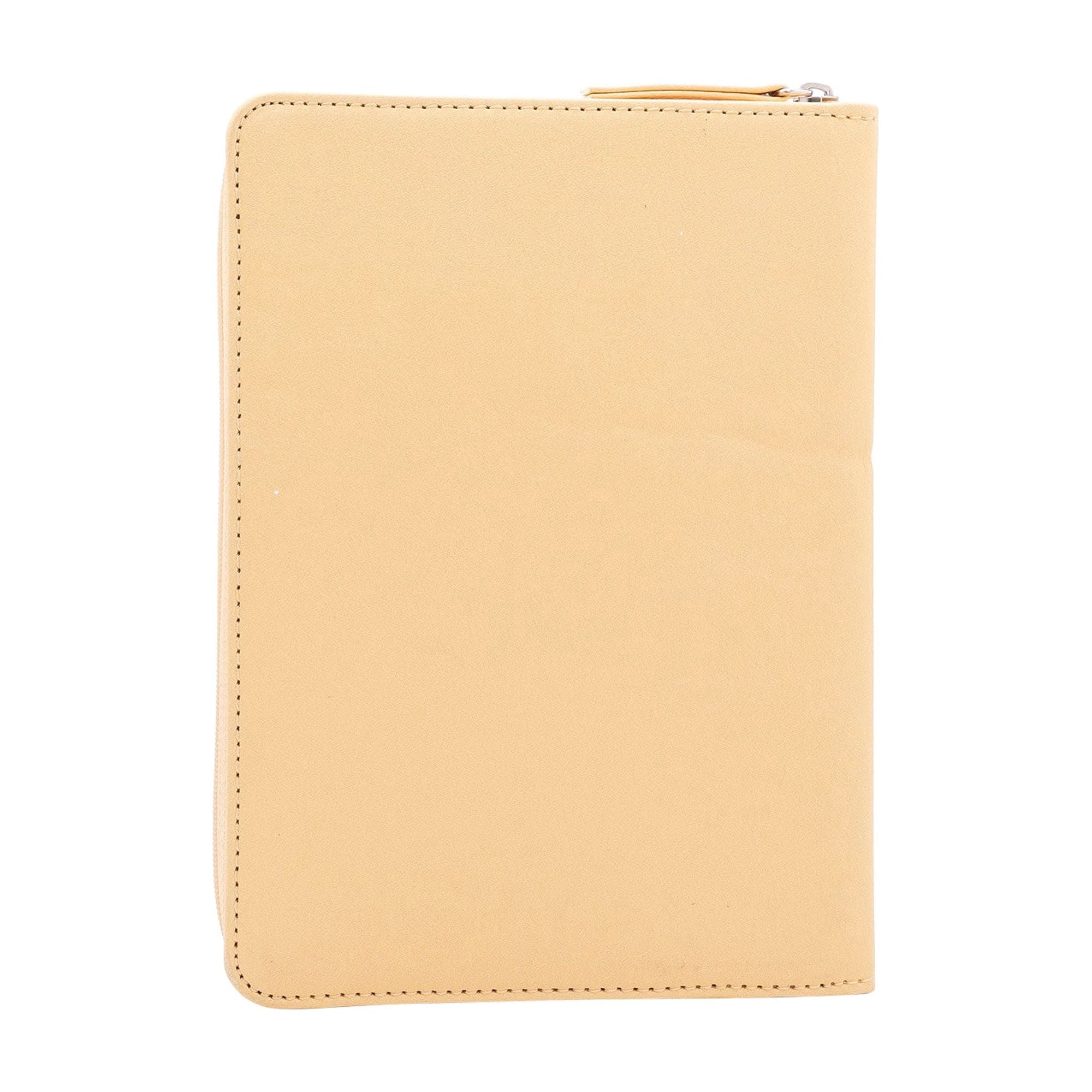 Zippered Faux Leather Journal: Be Still and Know Psalm 46:10