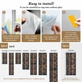 thumbnail image 6 of Boho Flowers Window Privacy Film, Spring Abstract Watercolor Floral Leaf Static Cling UV Sun Blocking Heat Control Window Tint Day and Night, Non-Adhesive One Way Windows Privacy Cover 35.4''x78.7'', 6 of 7