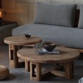 thumbnail image 1 of Mesa de centro moderna de lujo, estética Industrial, barata, única, móvil, centro de escritura, Mesa de madera, muebles Auxiliares, 1 of 3