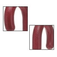 thumbnail image 6 of Royal RC Canes Burgundy Leather Tourist Handle on Exotic Padauk Wood Shaft with Silver Collar – 38” Walking Cane – Comfortable Grip Canes for Men and Canes for Women, 6 of 7