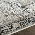 thumbnail image 2 of Mainstays Black & Ivory Persian Indoor Area Rug, 5' x 7', 2 of 12
