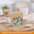 thumbnail image 5 of Colorful Drink Ice Cream Napkin Holder for Table Clear Napkin Stand Paper Holder Acrylic Organizer Dispenser Napkins for Dinner Kitchen Restaurant Room, 5 of 8