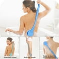 thumbnail image 6 of Btideas Back Brush Long Handle, 20.5” Back Scrubber for Shower, Shower Brush for All Skin, Nylon, 6 of 7