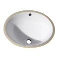 thumbnail image 1 of A&E Bath & Shower Sulu Oval Undermount Ceramic Sink, White, 1 of 2