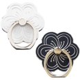 thumbnail image 1 of LAICAIW Flower Cell Phone Ring Holder, Cute Phone Back Ring Grip for Finger and Hand (White,Black), 1 of 6