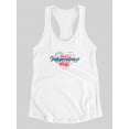 thumbnail image 3 of Love 4Th Of July Racerback Tank Women -Image by Shutterstock, Female Medium, 3 of 4