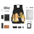 thumbnail image 6 of Balery Hello Spring Sunflower Gnomes Lightweight Backpack for Men and Women - Durable and Water-Resistant, Ideal for School, Work, Travel, and Everyday Use, 6 of 9
