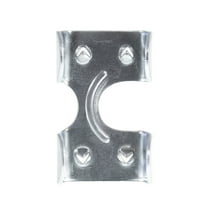 Heavy Duty Zinc Plated Double Rope Clamps for 3/8-inch, 1/2-inch, 5/8-inch and 1-inch Ropes Cords - Multiple Pack Sizes Available