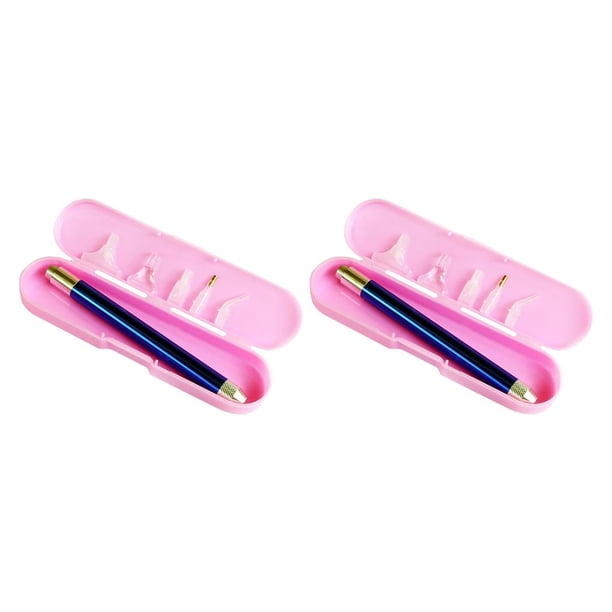 Billuyoard Pluma de perforación de punto TureClos, pluma de pintura de diamantes de imitación portátil de aleación de aluminio eléctrica Type5 NO5 Billuyoard CBP128493