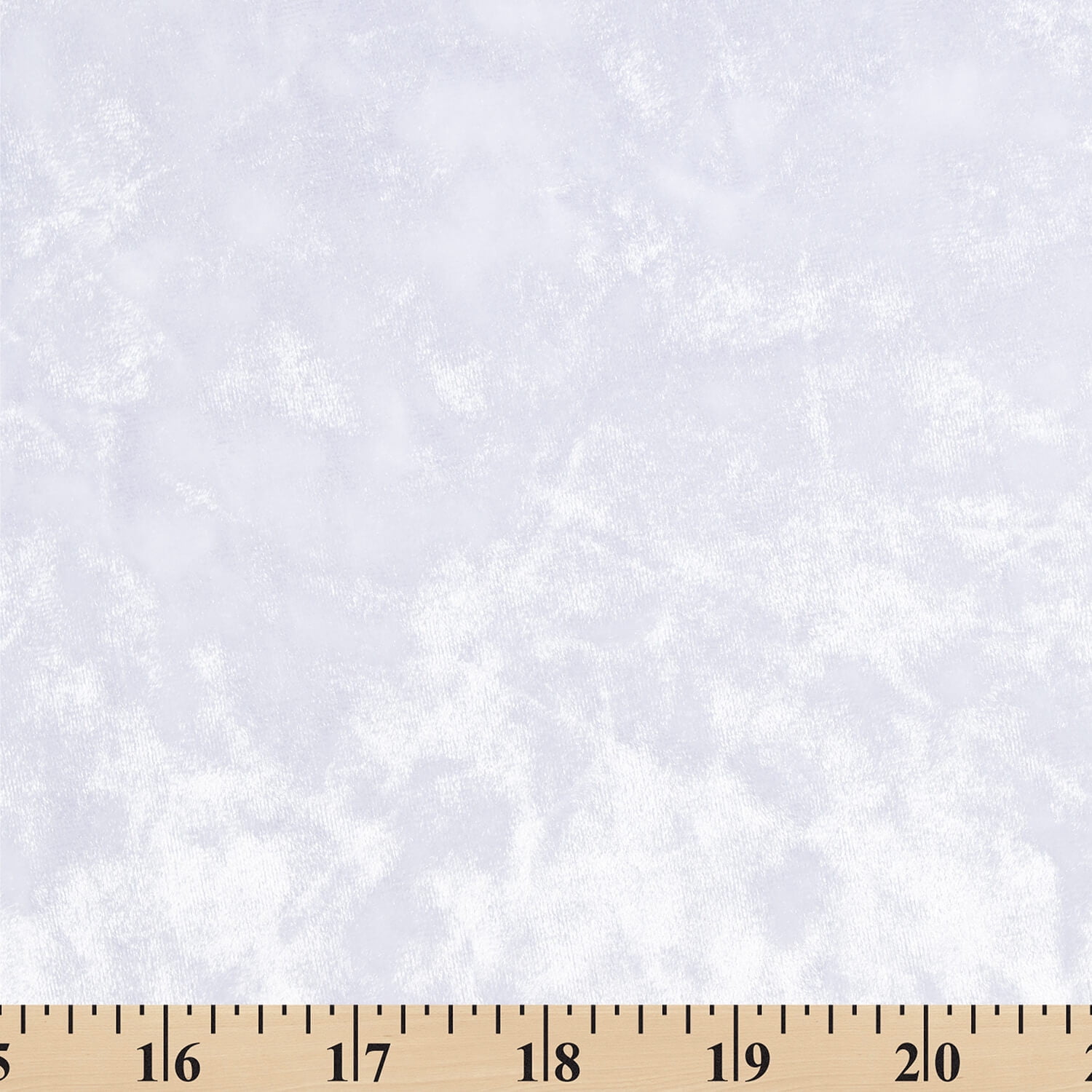 Stretch Crushed Velvet 62" Fabric By The Yard - White
