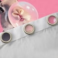 thumbnail image 4 of Homewish Kawaii Rabbit Blackout Curtains Set of 2 (52x84 Each) for Kids Children Teens,Pink Bubbles Window Curtains,Cute Animal Curtains and Drapes,Super Cozy Room Decor, 4 of 6