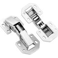 thumbnail image 2 of Small Screw-in Hinge with Spring 90 Degree Self-Closing Hingesfor Furniture Kitchen Cabinets Pack of 10, 2 of 4