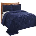 thumbnail image 2 of Better Trends BSASDONV Ashton Cotton Bedspread, Navy - Full & Double Size, 2 of 5