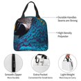 thumbnail image 4 of Vsdgher Modern Style Blue Parrot Lunch Bag, Lunch Box for Women Adult Men, Lunch Tote Insulated Cooler Lunch Container for Work/Office/Picnic/Travel, 4 of 8