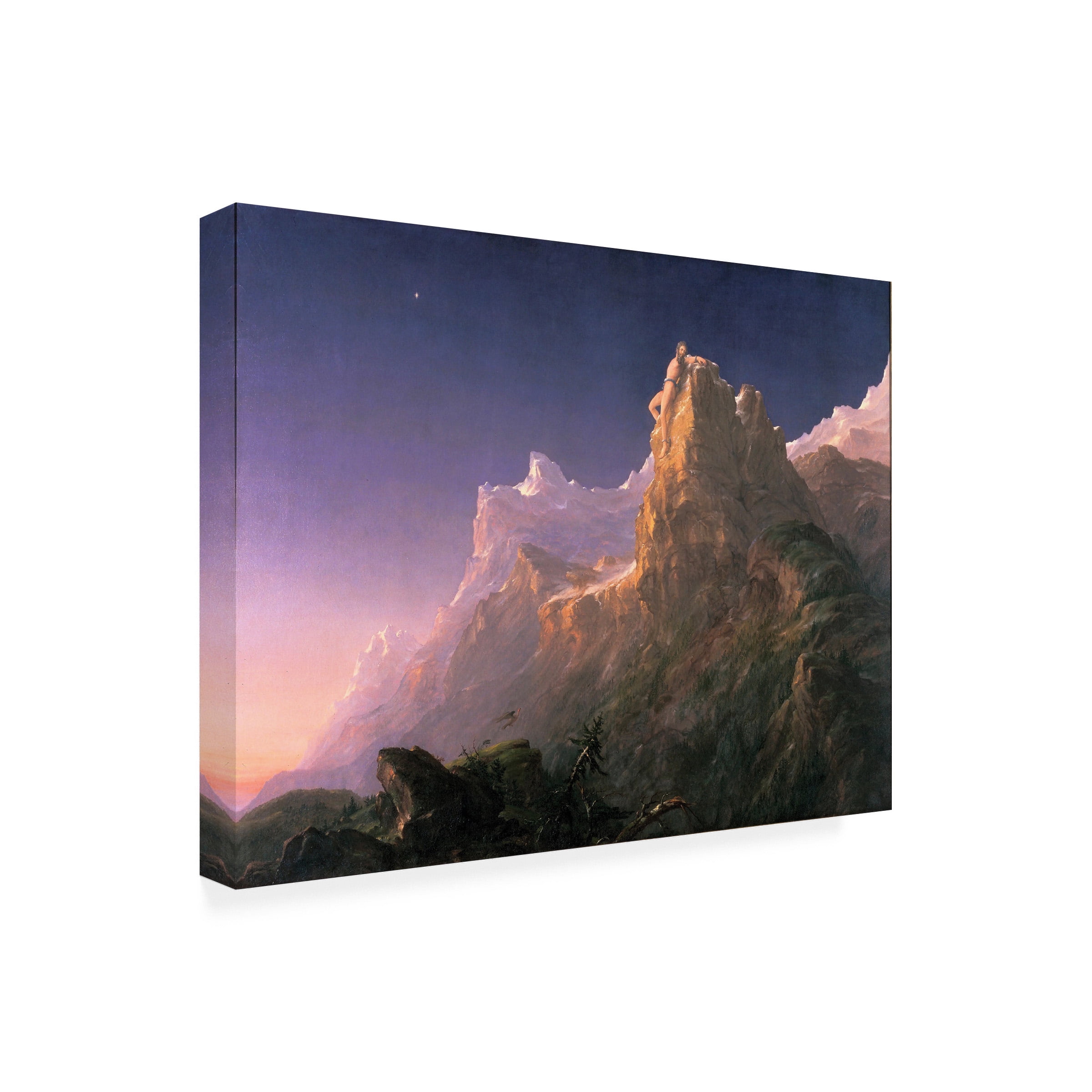 Thomas Cole 'Prometheus Bound' Canvas Art