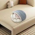 thumbnail image 5 of Btomtd Pet Supplies Pet Bed,Dog Bed Dog Kennel Dog House,Cat Bed Cat Mat Winter Warm Hamster Bed Mat Soft Plush Flannelette Small Pet Bedding Breathable Wicking Small Pad, 5 of 5