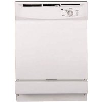 GE® BUILT-IN 24-INCH DISHWASHER, WHITE, 5 CYCLES / 2 OPTIONS