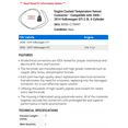 thumbnail image 2 of Engine Coolant Temperature Sensor Connector - Compatible with 2006 - 2014 Volkswagen GTI 2.0L 4-Cylinder 2007 2008 2009 2010 2011 2012 2013, 2 of 2