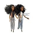 thumbnail image 4 of The Banks Sister Act Dolls  Twins Set, with Black Hair and Brown Eyes (Best Friends Dolls), 4 of 9