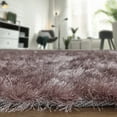 thumbnail image 3 of Feizy Indochine Modern Solid, Purple/Pink, 9' x 12' Area Rug Sheen Fade Resistant Luxury & Glam Floor Rug for Living room Bedroom, 3 of 10
