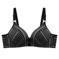 thumbnail image 1 of PEASKJP Soutien-Gorge Lissant pour Femmes Bretelles Spaghetti Réglables, Noir 38/85, 1 of 3