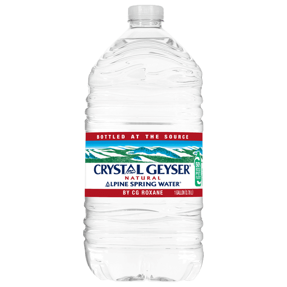 Crystal Geyser Alpine Spring Water, 1 Gallon Plastic Jug