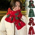 thumbnail image 1 of Bufanda Navideña Estampada para Mujer, Regalo Festivo, Bufanda Larga Unisex, Cálida Bufanda de Lana Sintética para El Cuello, Chal de 67 X 12 Pulgadas, 1 of 6