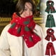 thumbnail image 1 of Xihbxyly Cosas Por Menos de 5 Dolares Bufanda Navideña para Mujer, Bufanda Estampada, Regalo Festivo, Bufanda Unisex Larga, Bufanda de Cuello de Lana de Imitación Cálida para Invierno, Chal de 67 X 1, 1 of 6