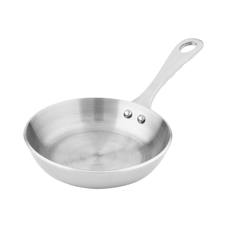 5 inch Egg Frying Pan, Mini Stainless Steel Round Frying Pan