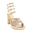 thumbnail image 1 of SANDALIA DE VESTIR TACON LEON MUJER ORO ROSADO SINTETICO 333406, 1 of 4