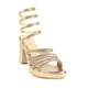 thumbnail image 1 of SANDALIA DE VESTIR TACON LEON MUJER ORO ROSADO SINTETICO 333406, 1 of 4