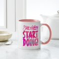 thumbnail image 4 of CafePress - Stop Wishing Start Doing Mug - 11 oz Ceramic Mug - Novelty Coffee Tea Cup, 4 of 4