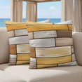 thumbnail image 5 of 26x26 Pillow Covers Set of 2, Brown Yellow Vintage Square Throw Pillow Covers for Couch/Sofa/Living Room, Retro Farmhouse Elegant Pastoral Decorative Soft Pillowcases for Couch Throw Pillows, 5 of 9