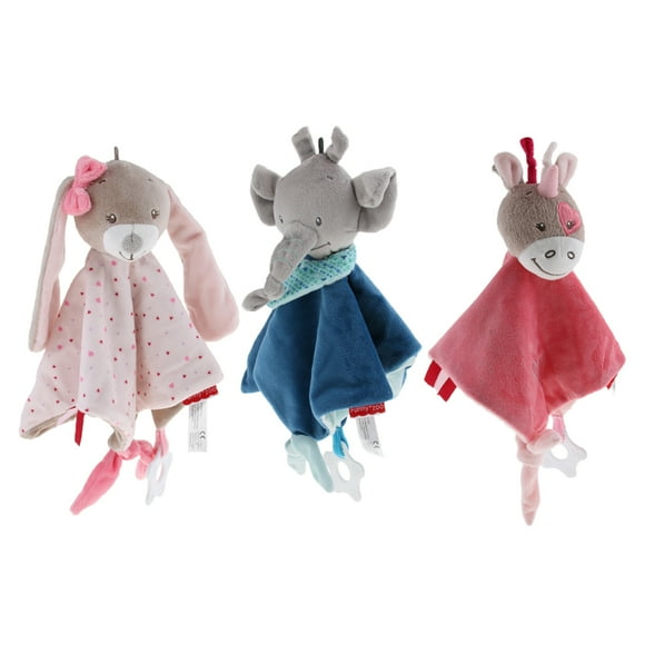 Manta de peluche de 3 piezas para bebés recién nacidos Yotijar Manta de seguridad para guardería