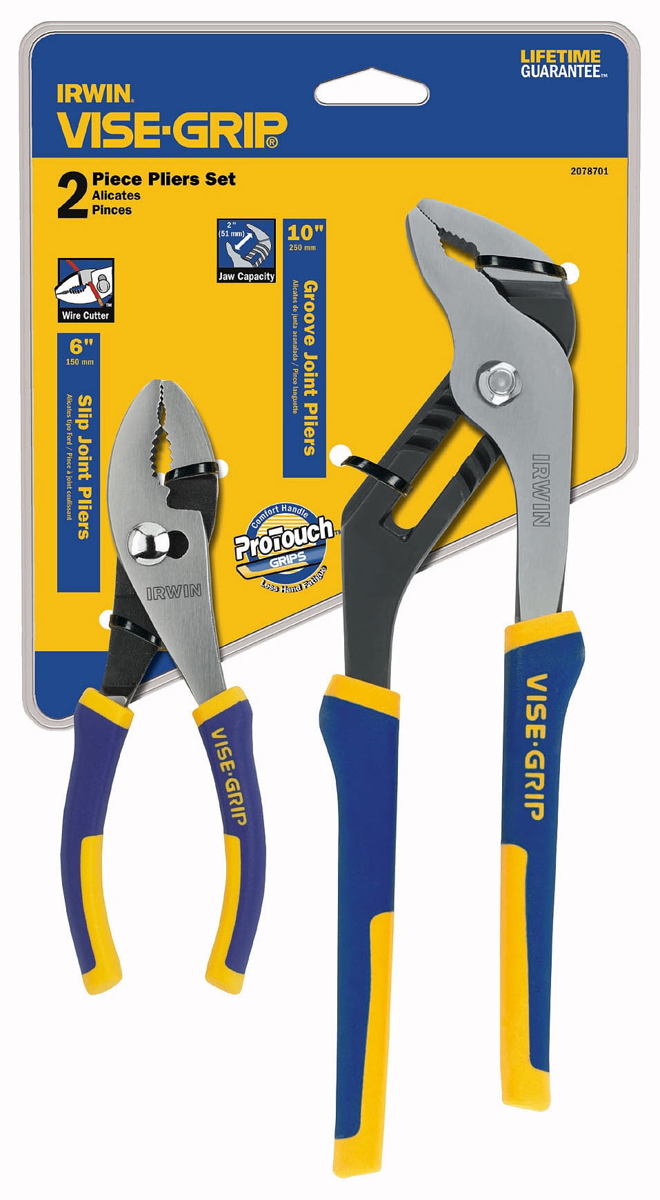 IRWIN Vise-Grip Convertible 6-in Snap Ring Pliers Set ProTouch Power Hand Tools